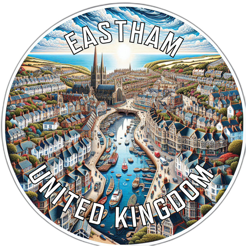 Eastham United Kingdom Souvenir Die Cut Flat Magnet 2-Inch