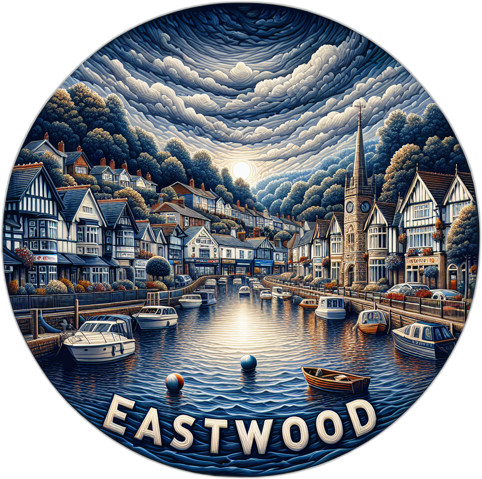 Eastwood United Kingdom Souvenir Die Cut Flat Magnet 2-Inch