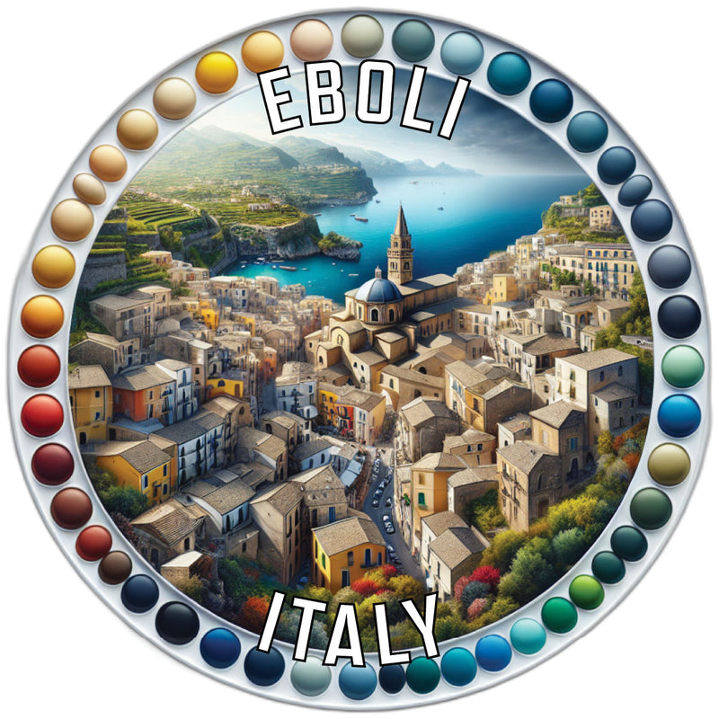 Eboli Italy Souvenir Die Cut Flat Magnet 2-Inch