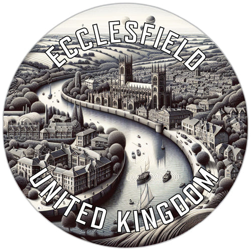 Ecclesfield United Kingdom Souvenir Die Cut Flat Magnet 6-Inch