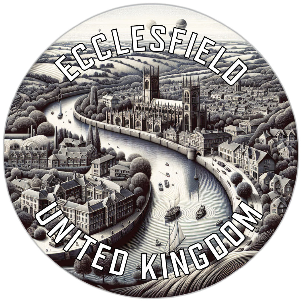 Ecclesfield United Kingdom Souvenir Die Cut Flat Magnet 6-Inch