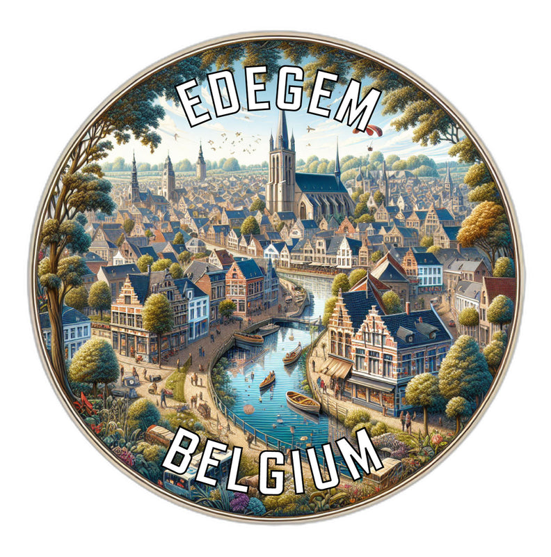 Edegem Belgium Souvenir Vinyl Decal Sticker 2-Inch