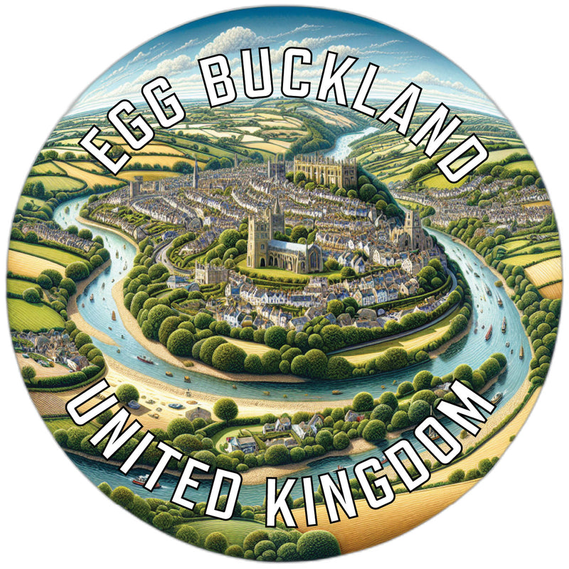 Egg Buckland United Kingdom Souvenir Die Cut Flat Magnet 2-Inch
