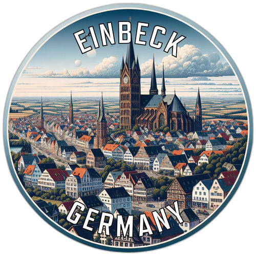 Einbeck Germany Souvenir Die Cut Flat Magnet 2-Inch