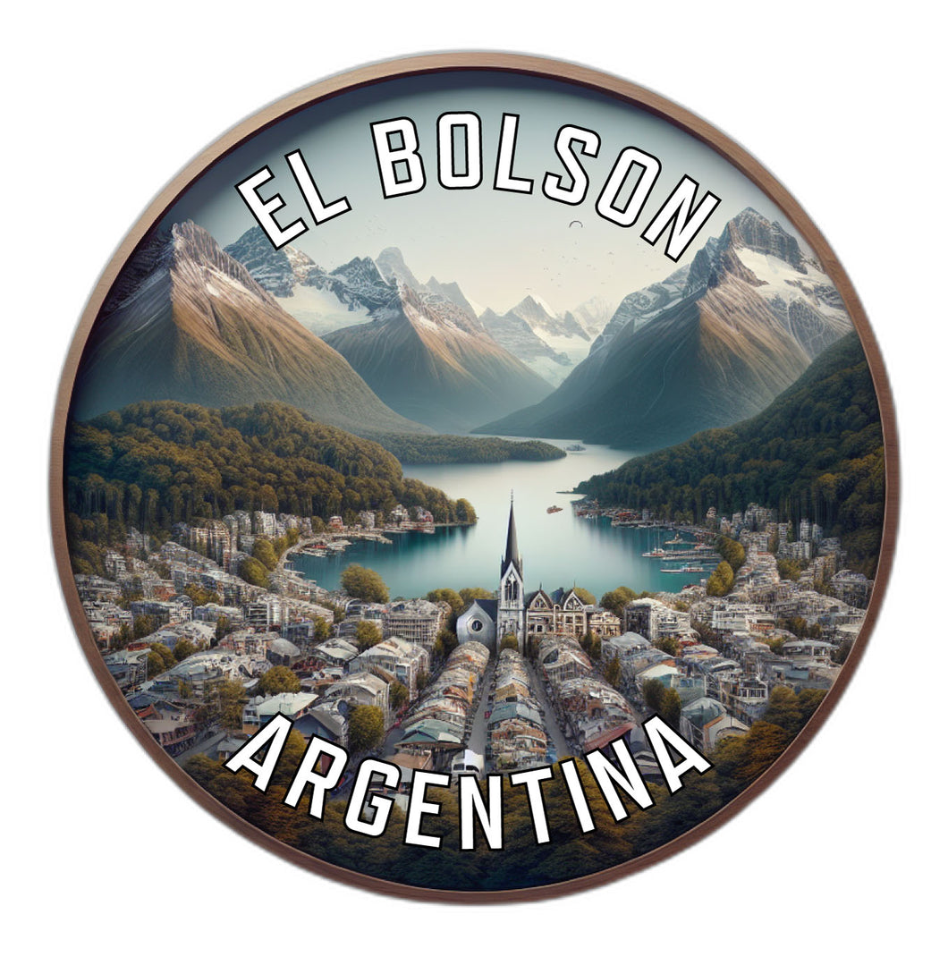 El Bolson Argentina Souvenir Die Cut Flat Magnet 2-Inch