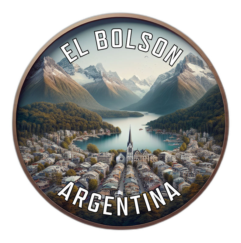 El Bolson Argentina Souvenir Die Cut Flat Magnet 2-Inch