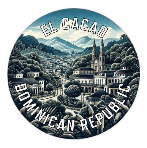 El Cacao Dominican Republic Souvenir Vinyl Decal Sticker 6-Inch