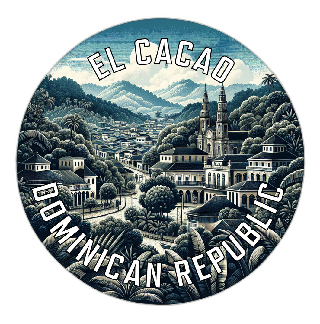 El Cacao Dominican Republic Souvenir Vinyl Decal Sticker 6-Inch