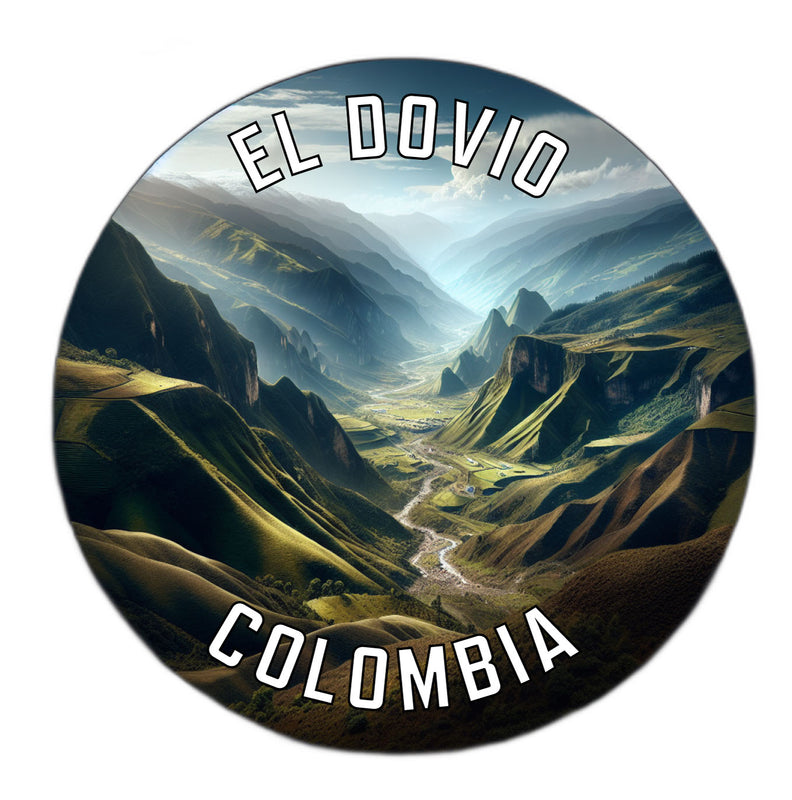 El Dovio Colombia Souvenir Die Cut Flat Magnet 6-Inch