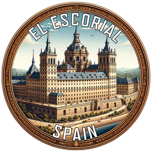 El Escorial Spain Souvenir Die Cut Flat Magnet 2-Inch