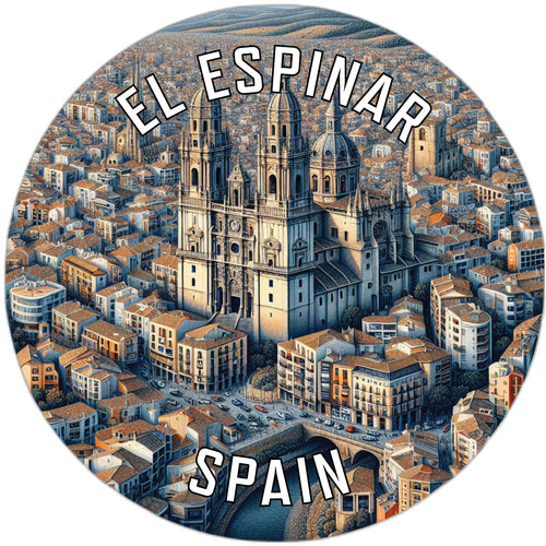 El Espinar Spain Souvenir Die Cut Flat Magnet 4-Inch