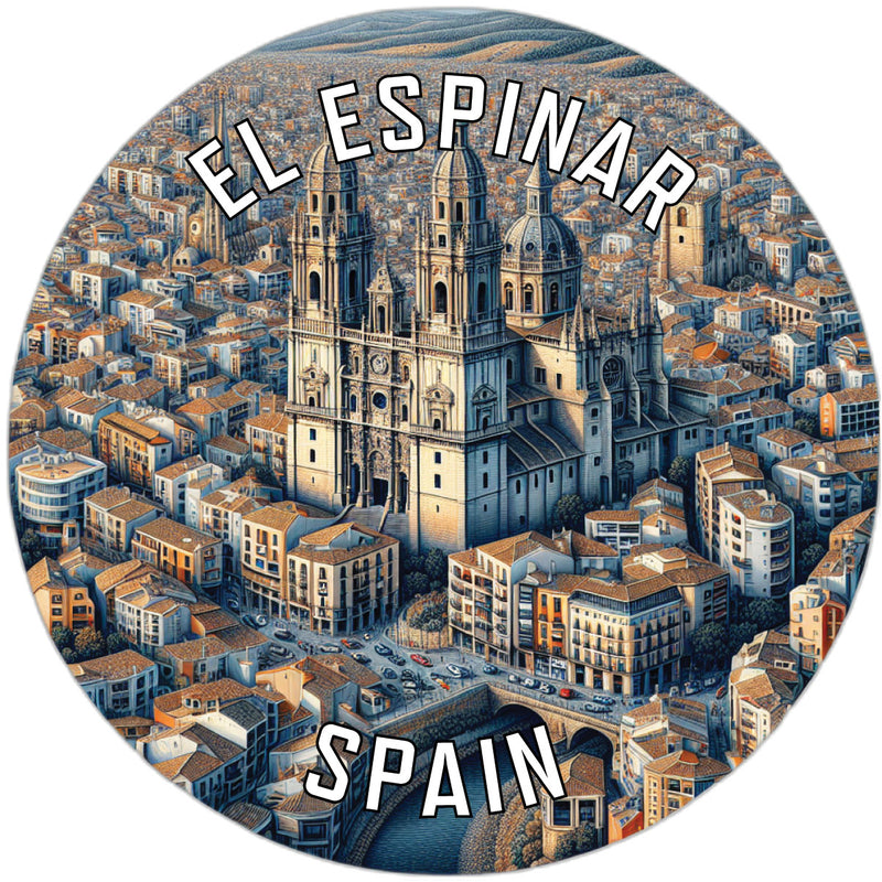 El Espinar Spain Souvenir Die Cut Flat Magnet 4-Inch