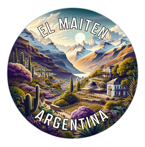 El Maiten Argentina Souvenir Die Cut Flat Magnet 2-Inch