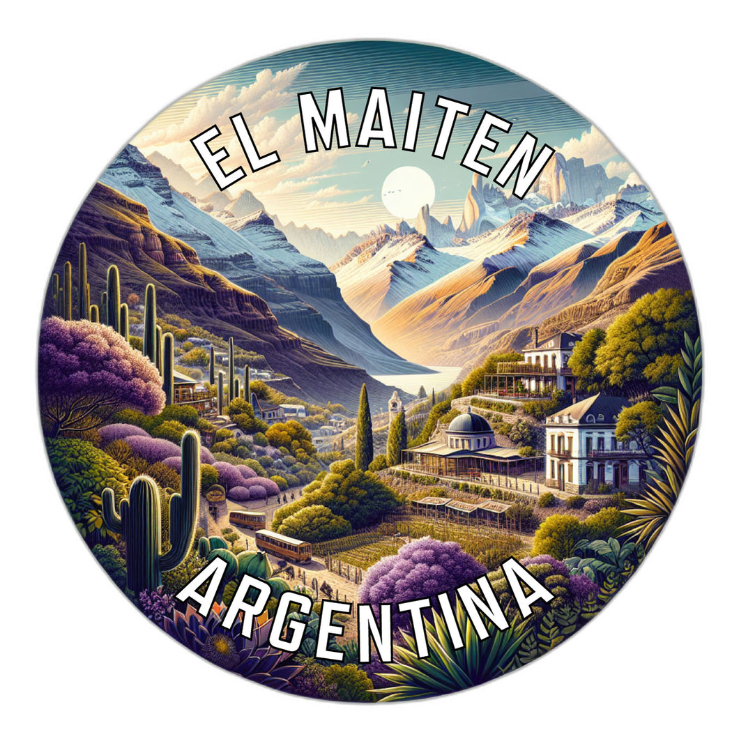 El Maiten Argentina Souvenir Die Cut Flat Magnet 2-Inch