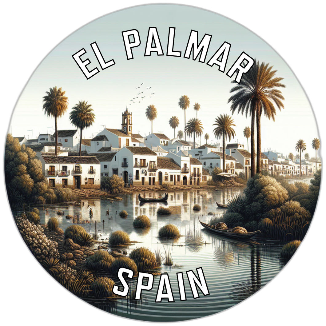 El Palmar Spain Souvenir Die Cut Flat Magnet 6-Inch