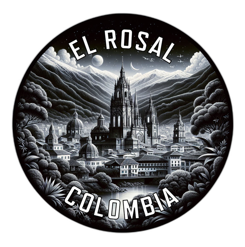 El Rosal Colombia Souvenir Die Cut Flat Magnet 4-Inch