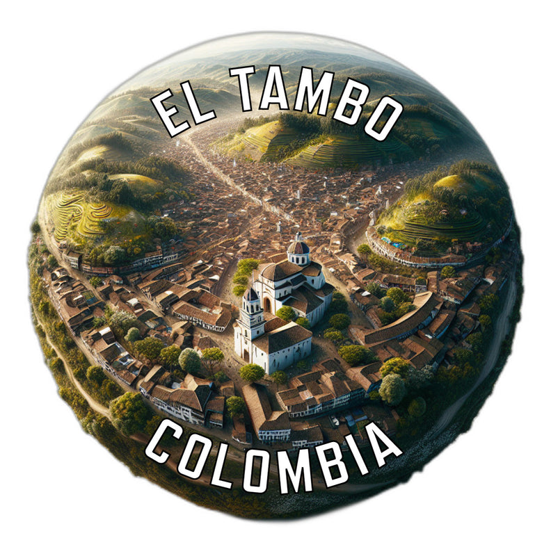El Tambo Colombia Souvenir Vinyl Decal Sticker 3-Inch
