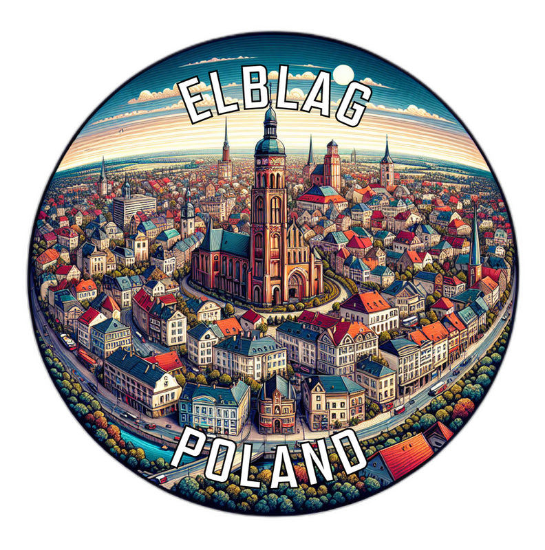 Elblag Poland Souvenir Vinyl Decal Sticker 2-Inch