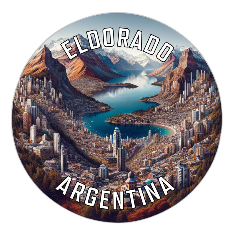 Eldorado Argentina Souvenir Die Cut Flat Magnet 2-Inch