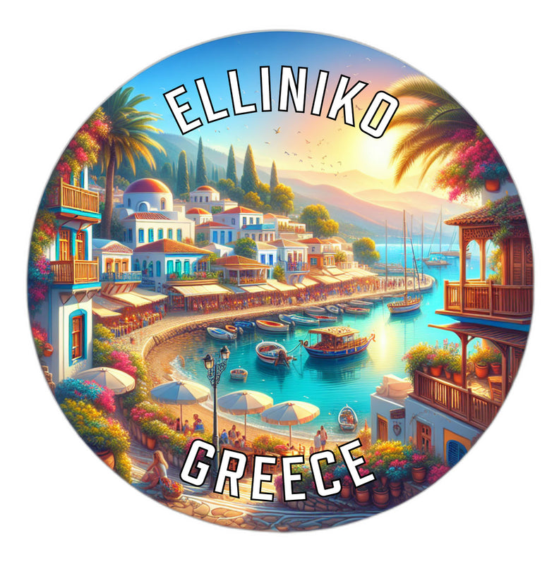 Elliniko Greece Souvenir Vinyl Decal Sticker 6-Inch