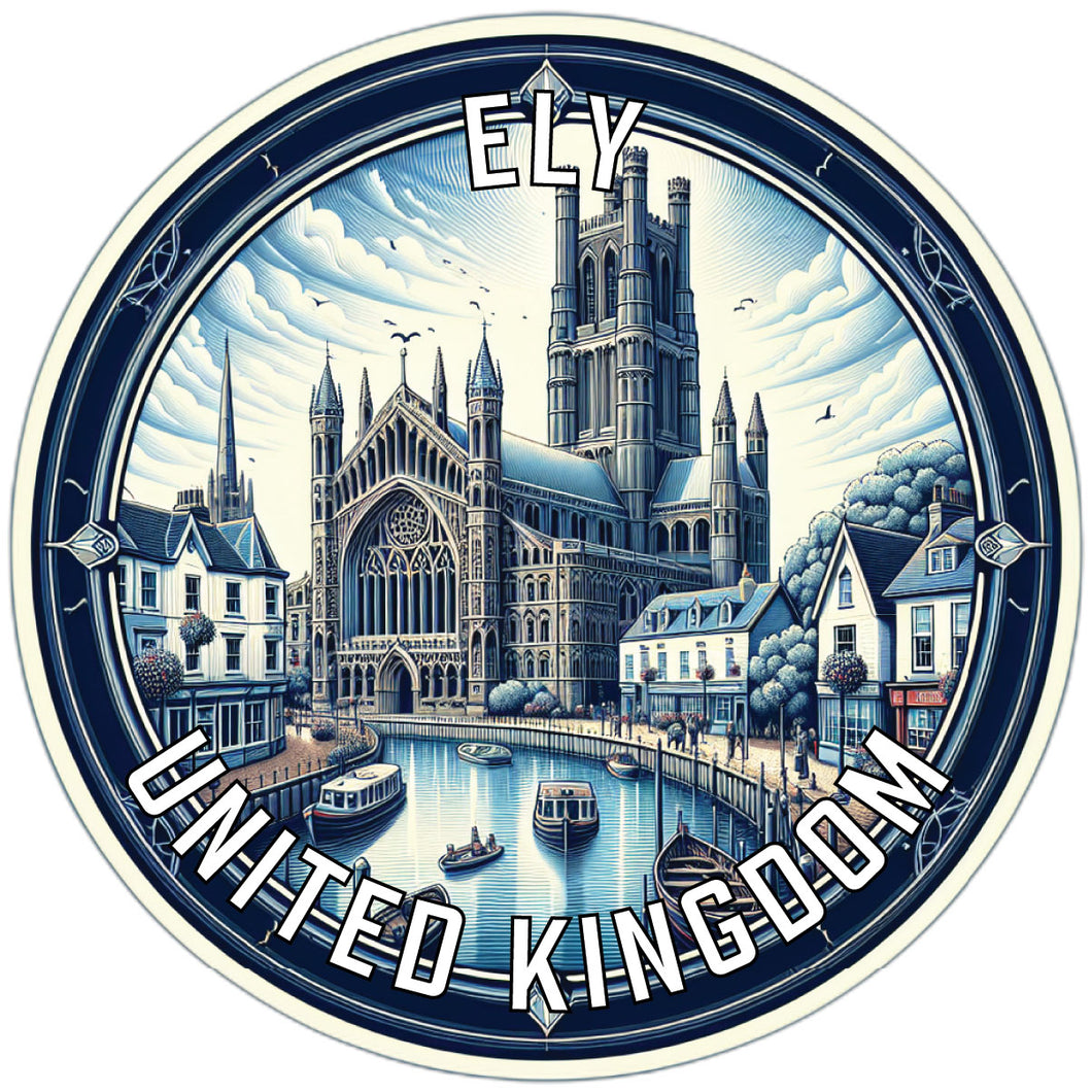 Ely United Kingdom Souvenir Die Cut Flat Magnet 6-Inch