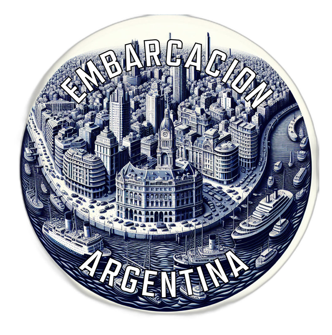 Embarcacion Argentina Souvenir Die Cut Flat Magnet 2-Inch