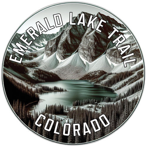 Emerald Lake Trail Souvenir Die Cut Flat Magnet 6-Inch
