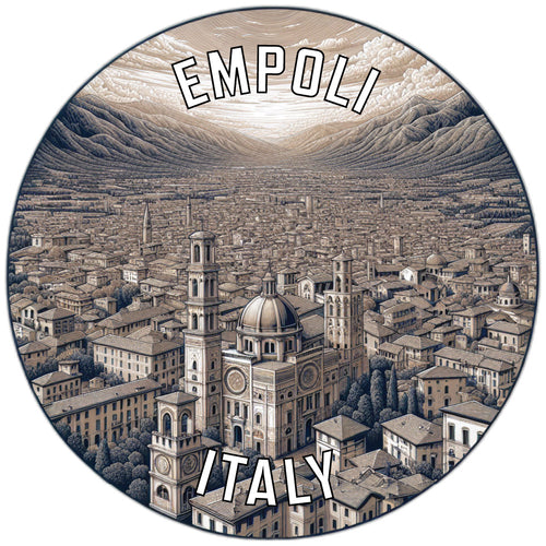 Empoli Italy Souvenir Die Cut Flat Magnet 6-Inch