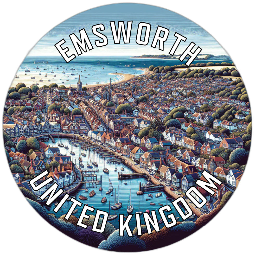 Emsworth United Kingdom Souvenir Die Cut Flat Magnet 2-Inch