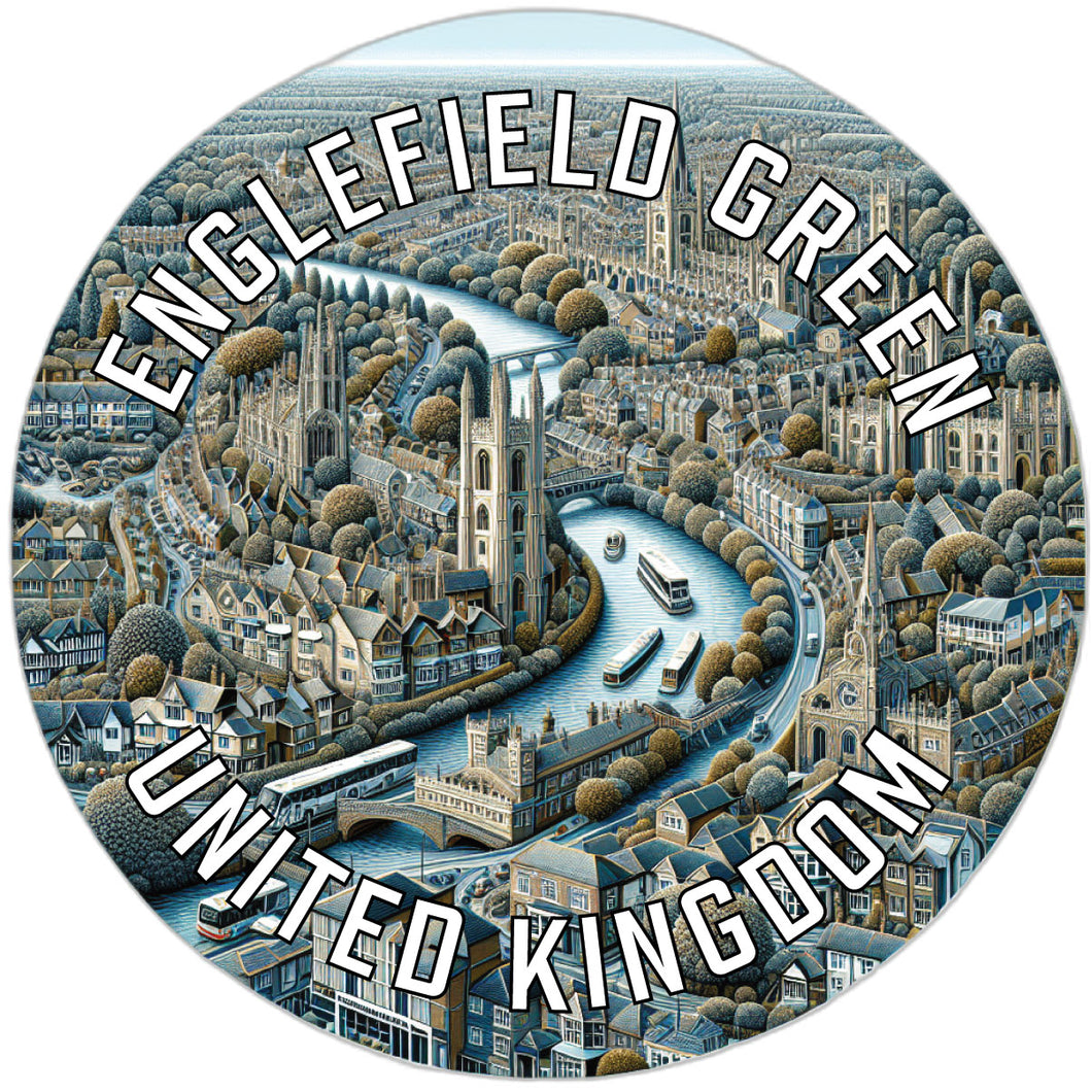Englefield Green United Kingdom Souvenir Vinyl Decal Sticker 2-Inch