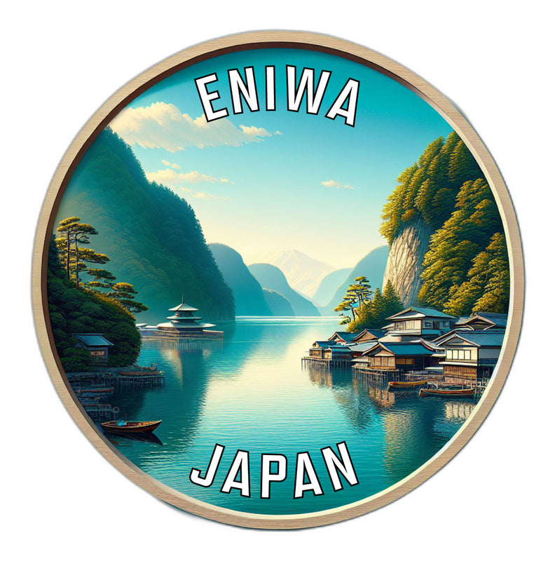 Eniwa Japan Souvenir Die Cut Flat Magnet 2-Inch