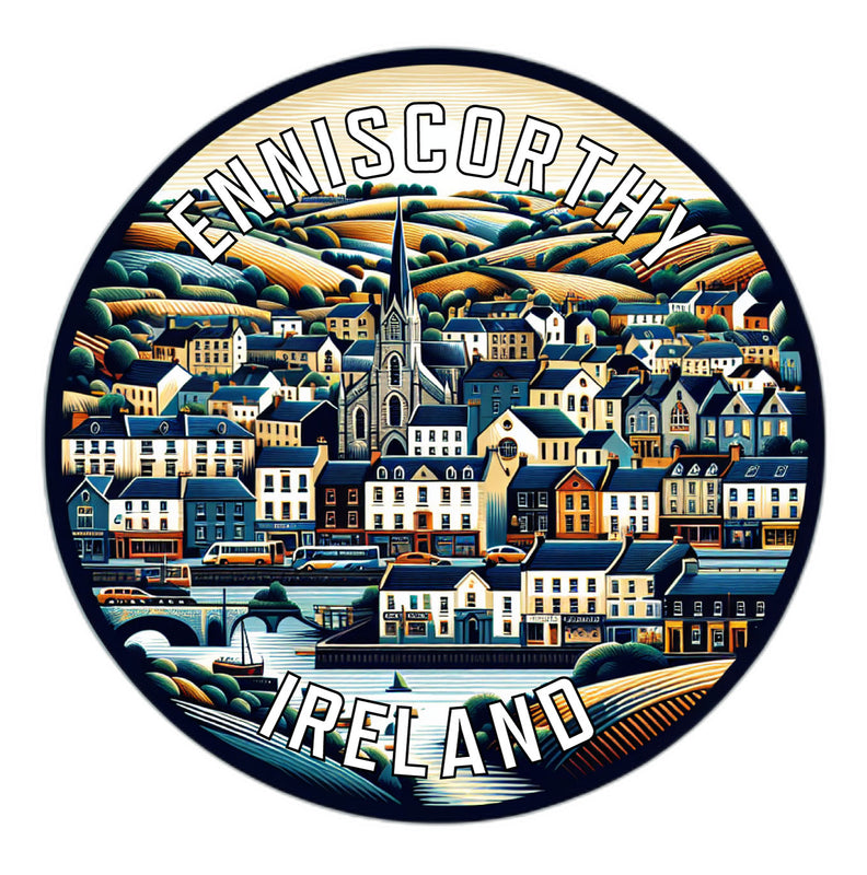 Enniscorthy Ireland Souvenir Vinyl Decal Sticker 2-Inch