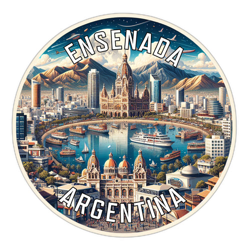 Ensenada Argentina Souvenir Die Cut Flat Magnet 2-Inch
