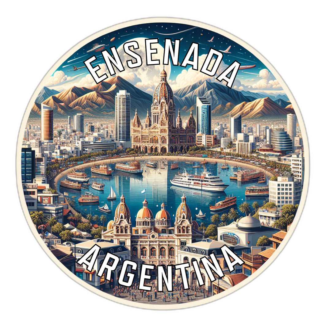 Ensenada Argentina Souvenir Die Cut Flat Magnet 2-Inch