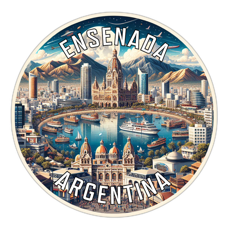 Ensenada Argentina Souvenir Die Cut Flat Magnet 2-Inch