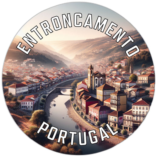 Entroncamento Portugal Souvenir Die Cut Flat Magnet 6-Inch