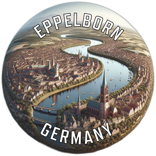 Eppelborn Germany Souvenir Die Cut Flat Magnet 2-Inch