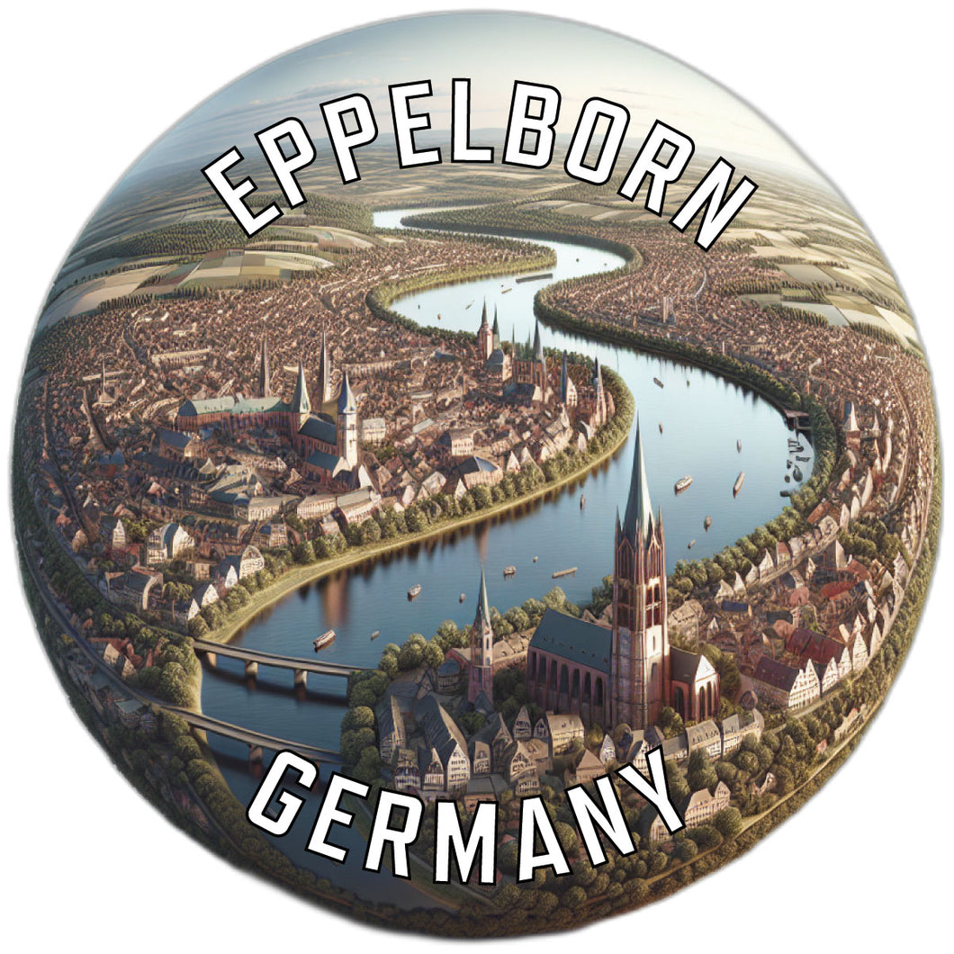 Eppelborn Germany Souvenir Die Cut Flat Magnet 2-Inch