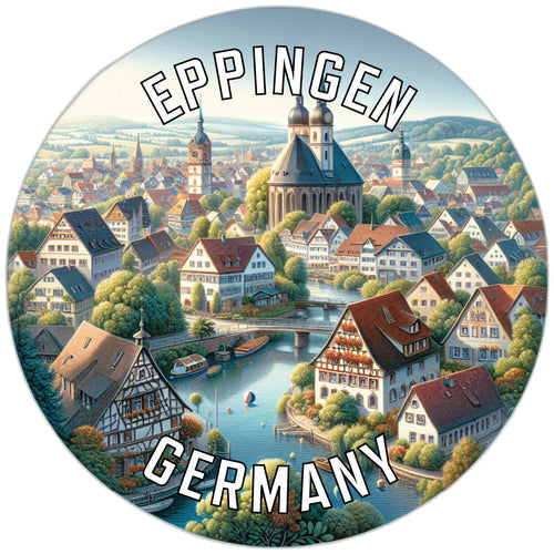 Eppingen Germany Souvenir Die Cut Flat Magnet 6-Inch