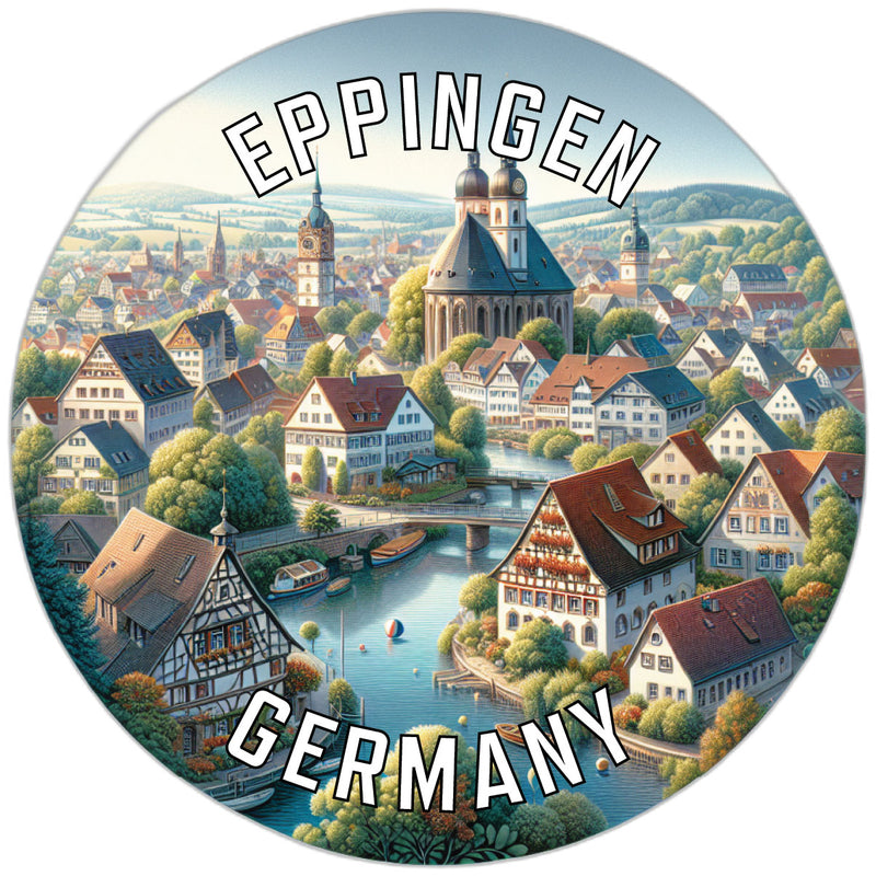 Eppingen Germany Souvenir Die Cut Flat Magnet 6-Inch