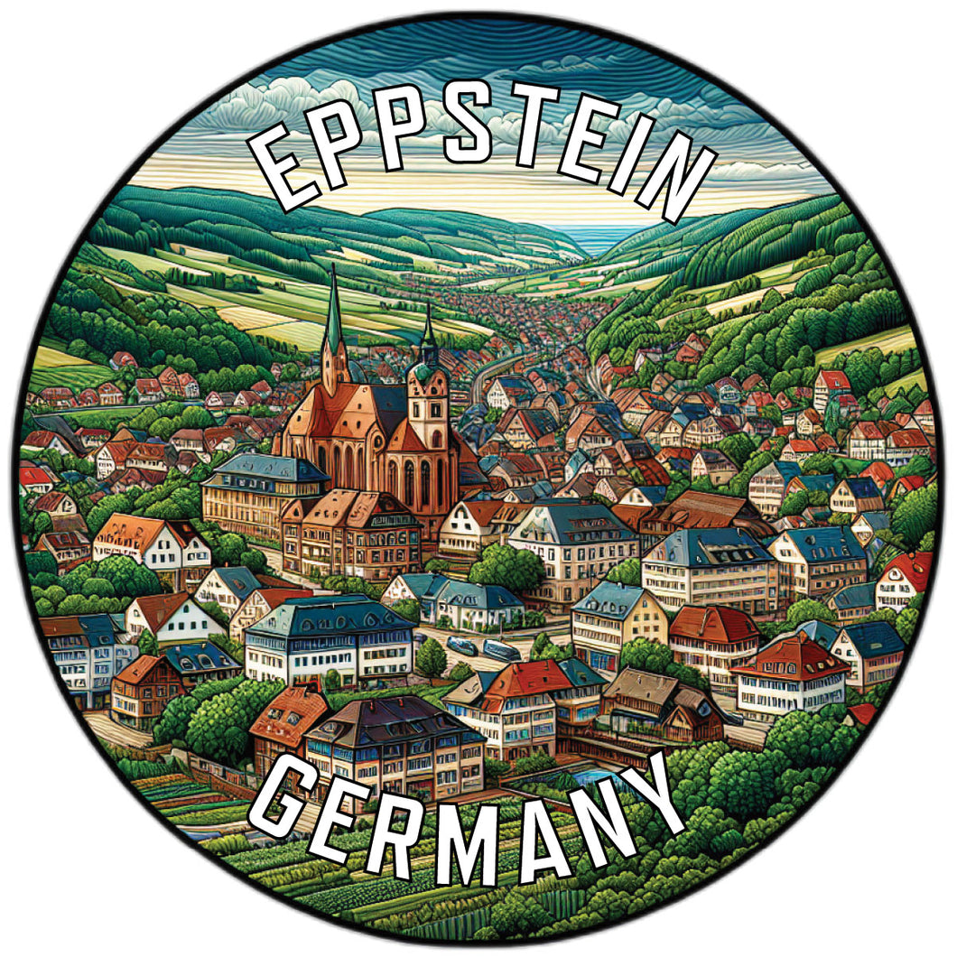 Eppstein Germany Souvenir Die Cut Flat Magnet 2-Inch