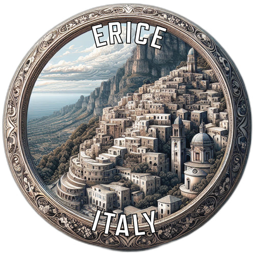 Erice Italy Souvenir Vinyl Decal Sticker 2-Inch