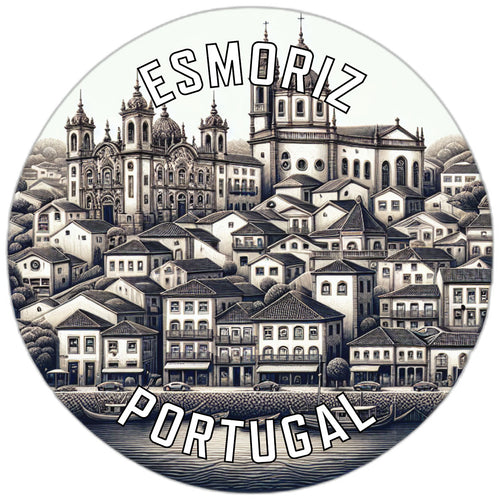Esmoriz Portugal Souvenir Die Cut Flat Magnet 2-Inch