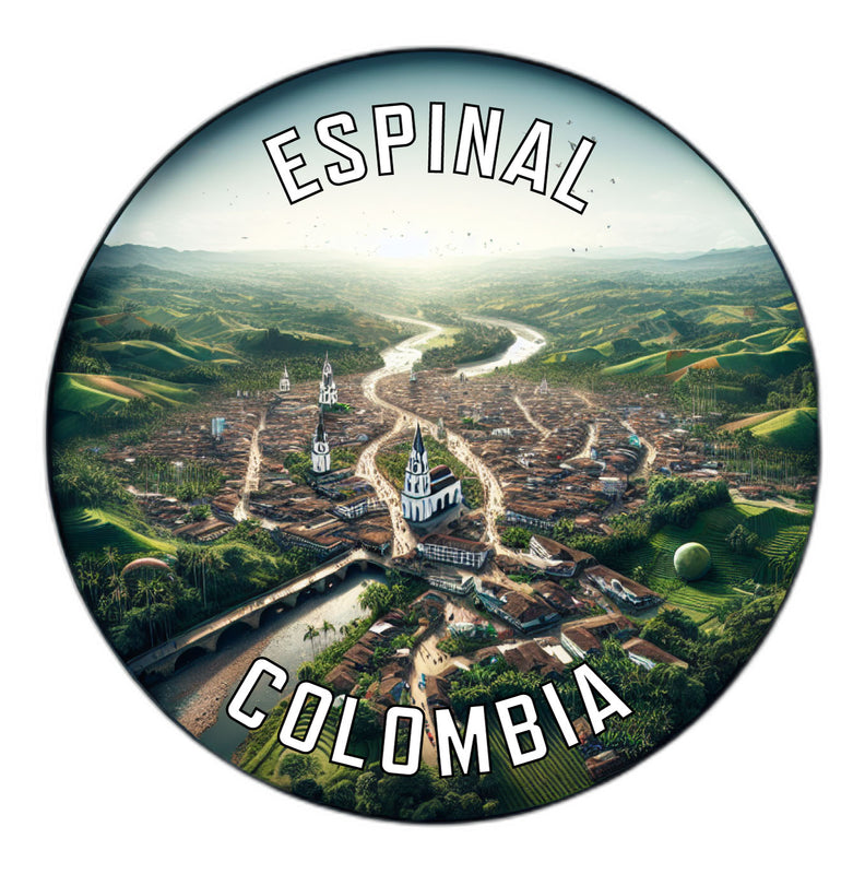 Espinal Colombia Souvenir Die Cut Flat Magnet 2-Inch