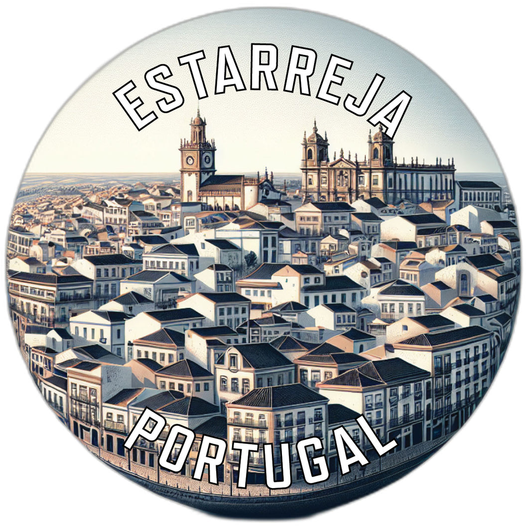 Estarreja Portugal Souvenir Die Cut Flat Magnet 2-Inch