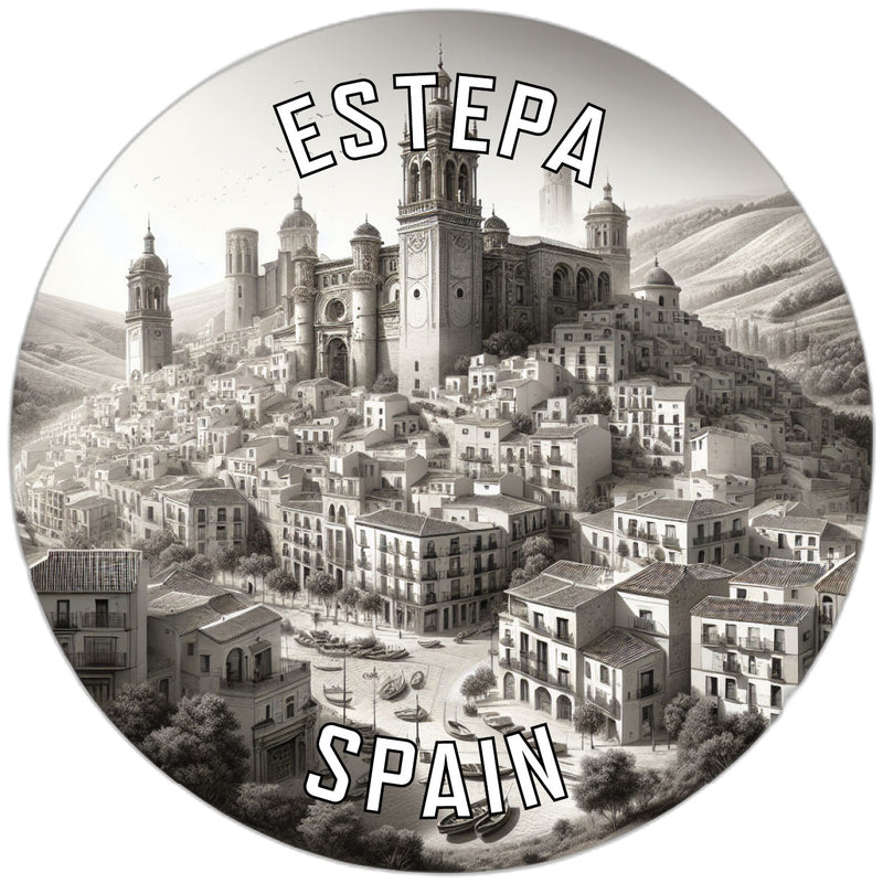 Estepa Spain Souvenir Die Cut Flat Magnet 2-Inch
