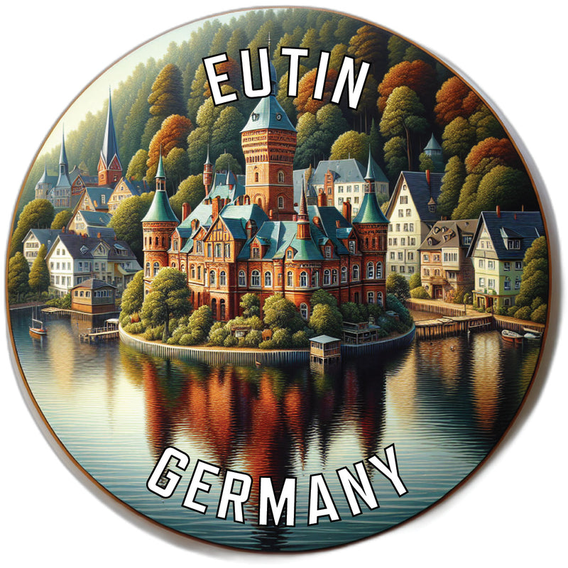 Eutin Germany Souvenir Die Cut Flat Magnet 2-Inch
