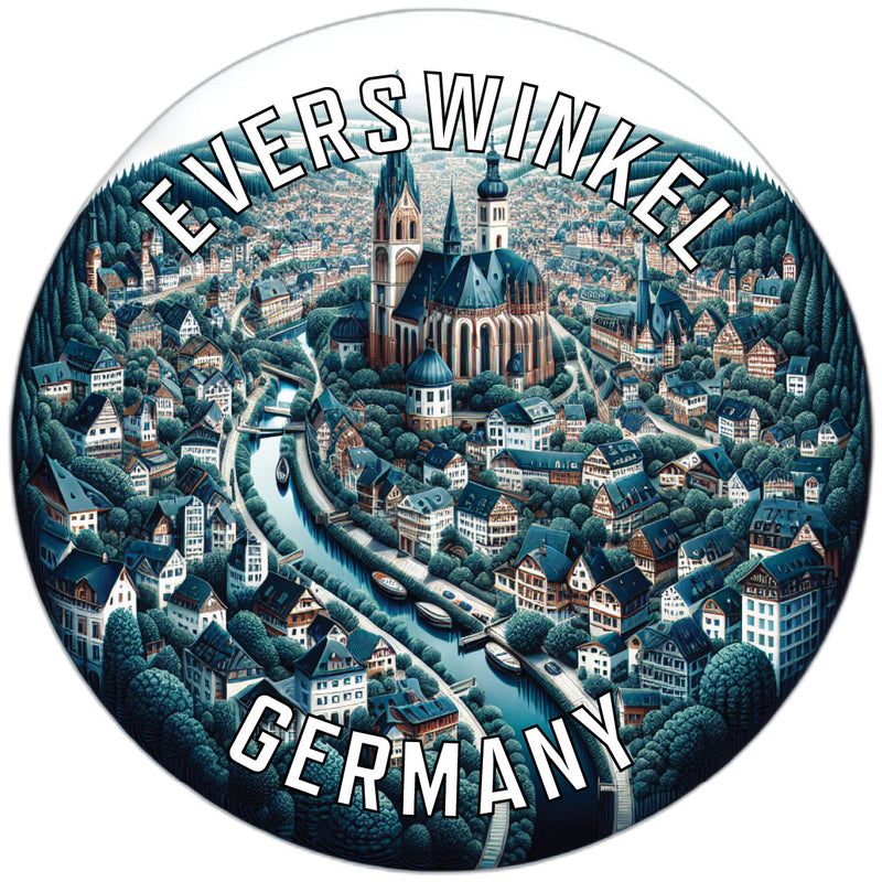 Everswinkel Germany Souvenir Die Cut Flat Magnet 2-Inch
