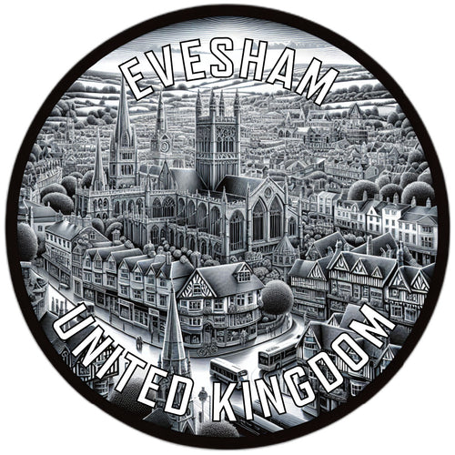 Evesham United Kingdom Souvenir Vinyl Decal Sticker 2-Inch