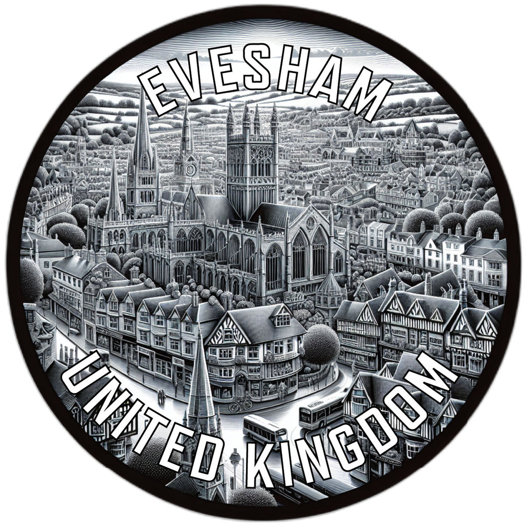 Evesham United Kingdom Souvenir Vinyl Decal Sticker 2-Inch